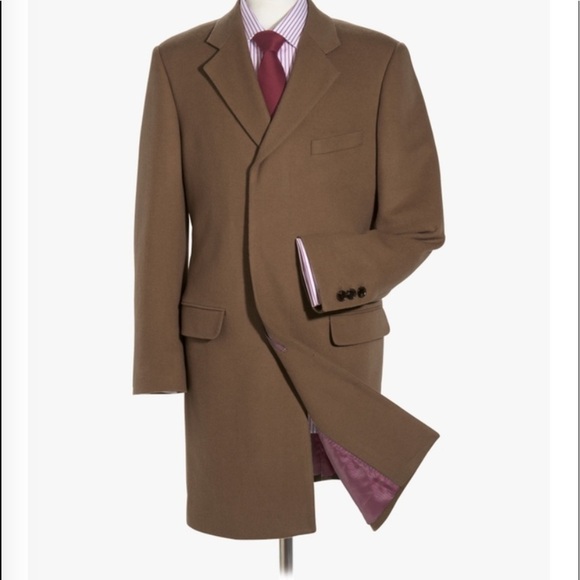 𝅺Samuel Windsor Long cashmere and wool Coat SZ 40 - Picture 5 of 14